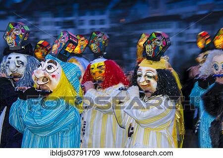"Morgenstraich carnival parade, Basel, Switzerland, Europe" View Large Photo Image Stock Photo - "Morgenstraich carnival parade, Basel, Switzerland, Europe". Fotosearch