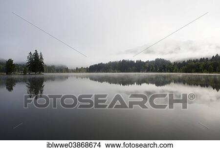 "Morning fog, Lake Schwarzsee, Kitzbuhel, Tyrol, Austria, Europe" View Large Photo Image Picture - "Morning fog, Lake Schwarzsee, Kitzbuhel, Tyrol, Austria, Europe". Fotosearch