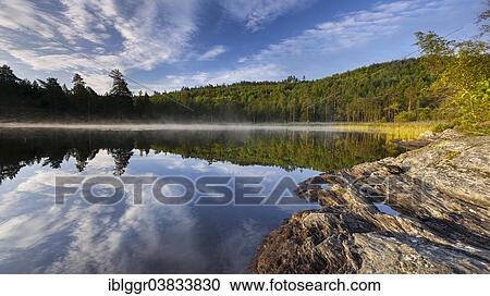 "Morning fog over a lake, near Ed, Dalsland, Vastra Gotaland, Sweden, Europe" View Large Photo Image Stock Image - "Morning fog over a lake, near Ed, Dalsland, Vastra Gotaland, Sweden, Europe". Fotosearch