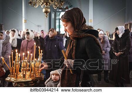 "Morning mass during the Feast of Epiphany in the church of the Orthodox Old Believers, Vilkovo, Ukraine, Europe" View Large Photo Image Picture - "Morning mass during the Feast of Epiphany in the church of the Orthodox Old Believers, Vilkovo, Ukraine, Europe". Fotosearch