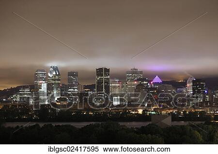 Stock Photography - Morning view on Montreal, Quebec, Canada, North America. Fotosearch