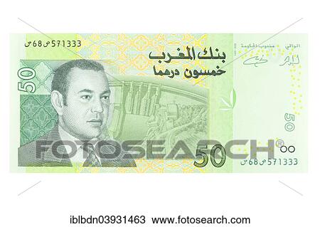 Moroccan fifty dirhams banknote View Large Photo Image Stock Image - Moroccan fifty dirhams banknote. Fotosearch