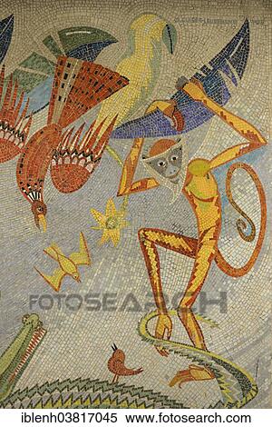 "Mosaic at the Berlin-Tierpark U-Bahn or underground station, Berlin, Germany, Europe" View Large Photo Image Stock Photography - "Mosaic at the Berlin-Tierpark U-Bahn or underground station, Berlin, Germany, Europe". Fotosearch