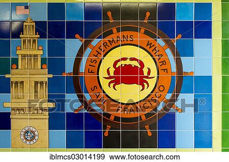 "Mosaic, design with motives from San Francisco, Pier 39, Fishermans Wharf, San Francisco, California, United States, North America" View Large Photo Image Stock Photo - "Mosaic, design with motives from San Francisco, Pier 39, Fishermans Wharf, San Francisco, California, United States, North America". Fotosearch