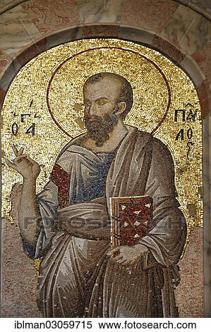 "Mosaic of St. Paul, esonarthex, Chora Church or Kariye Camii, Edirnekapi, Fatih, Istanbul, European side, Istanbul Province, Turkey, European side, Europe" View Large Photo Image Stock Photography - "Mosaic of St. Paul, esonarthex, Chora Church or Kariye Camii, Edirnekapi, Fatih, Istanbul, European side, Istanbul Province, Turkey, European side, Europe". Fotosearch