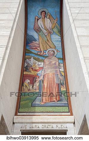 "Mosaic of the church, Mussolini dressed as a farmer with a sheaf at the rear, 1935, Sabaudia, Lazio, Italy, Europe" View Large Photo Image Stock Photography - "Mosaic of the church, Mussolini dressed as a farmer with a sheaf at the rear, 1935, Sabaudia, Lazio, Italy, Europe". Fotosearch