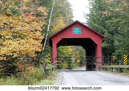Moseley Covered Bridge in autumn, Northfield, Vermont, USA View Large Photo Image Stock Image - Moseley Covered Bridge in autumn, Northfield, Vermont, USA. Fotosearch