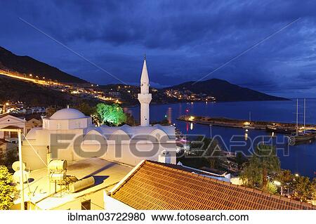 "Mosque, Kalkan, Lycia, Province of Antalya, Turkey, Asia" View Large Photo Image Stock Image - "Mosque, Kalkan, Lycia, Province of Antalya, Turkey, Asia". Fotosearch