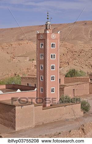 "Mosque, Road of the Kasbahs, Ounila-Tal, near Ait-Ben-Haddou, Souss-Massa-Draa region, Morocco, Africa" View Large Photo Image Stock Photo - "Mosque, Road of the Kasbahs, Ounila-Tal, near Ait-Ben-Haddou, Souss-Massa-Draa region, Morocco, Africa". Fotosearch