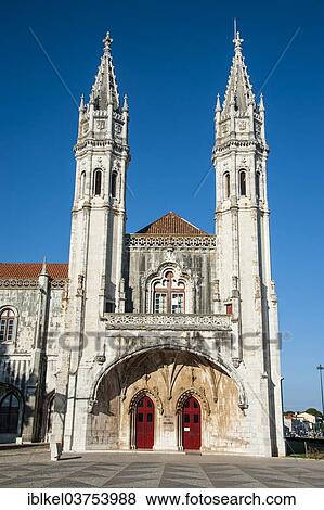 Stock Photo - "Mosteiro dos Jeronimos, Jeronimos Monastery, Belem, Lisbon, Lisbon District, Portugal, Europe". Fotosearch