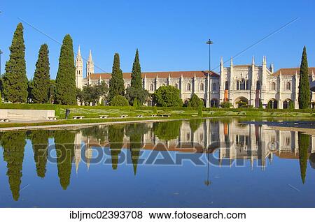 Stock Photo - "Mosteiro dos Jeronimos, Monastery of the Hieronymites, UNESCO World Heritage Site, Belem, Lisbon, Portugal, Europe". Fotosearch