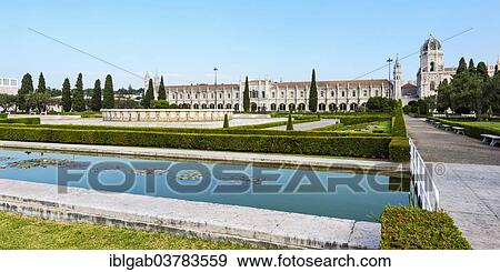 Stock Photo - "Mosteiro dos Jeronimos monastery, Unesco World Heritage Site, Belem district, Lisbon, Portugal, Europe". Fotosearch