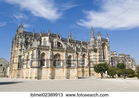"Mosteiro Santa Maria da Vitoria, Batalha Dominican Monastery, from Largo do Condestavel, Manueline, Batalha, Leiria District, Pinhal Litoral, Portugal, Europe" View Large Photo Image Stock Image - "Mosteiro Santa Maria da Vitoria, Batalha Dominican Monastery, from Largo do Condestavel, Manueline, Batalha, Leiria District, Pinhal Litoral, Portugal, Europe". Fotosearch
