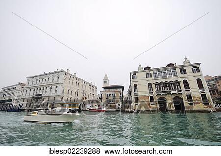 "Motor boat on the Grand Canal, Canal Grande, Palazzo Grassi, Palazzo Malipiero, San Marco quarter, Venice, Venezia, Veneto, Italy, Europe" View Large Photo Image Stock Photo - "Motor boat on the Grand Canal, Canal Grande, Palazzo Grassi, Palazzo Malipiero, San Marco quarter, Venice, Venezia, Veneto, Italy, Europe". Fotosearch