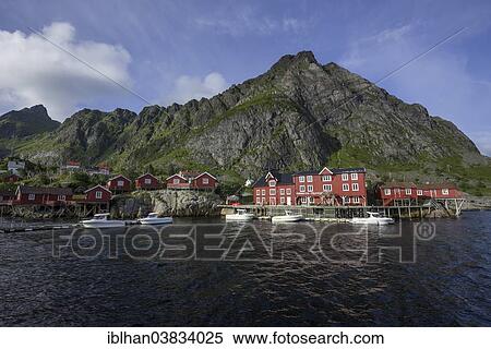 "Motor boats at the Nordisk Museum, Lofoten, A, Nordland, Norway, Europe" View Large Photo Image Stock Photography - "Motor boats at the Nordisk Museum, Lofoten, A, Nordland, Norway, Europe". Fotosearch