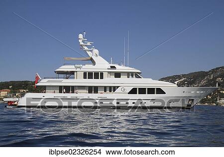 "Motor yacht """"GO"""", built by shipyard Feadship, length 39m, built in 2010, at Cap Ferrat, Cote d'Azur, France, Mediterranean, Europe" View Large Photo Image Picture - "Motor yacht """"GO"""", built by shipyard Feadship, length 39m, built in 2010, at Cap Ferrat, Cote d'Azur, France, Mediterranean, Europe". Fotosearch