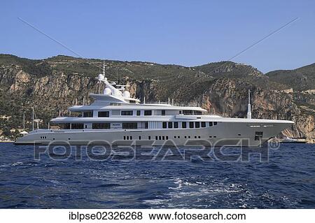 "Motor yacht """"Plan B"""", built by shipyard Abu Dhabi MAR Kiel, formerly HDW Kiel, length 75m, built in 2012, at Cap Ferrat, Cote d'Azur, France, Mediterranean, Europe" View Large Photo Image Stock Photo - "Motor yacht """"Plan B"""", built by shipyard Abu Dhabi MAR Kiel, formerly HDW Kiel, length 75m, built in 2012, at Cap Ferrat, Cote d'Azur, France, Mediterranean, Europe". Fotosearch