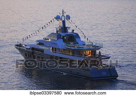 "Motor yacht, Stella Maris, at dawn, Monaco, Monaco, Europe" View Large Photo Image Stock Image - "Motor yacht, Stella Maris, at dawn, Monaco, Monaco, Europe". Fotosearch