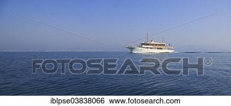 Stock Photograph - Motor yacht Teorem. Fotosearch