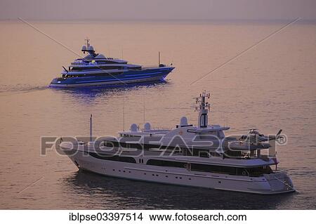 "Motor yachts, Madame Gu and Lady Marina, at dawn, Monaco, Monaco, Europe" View Large Photo Image Picture - "Motor yachts, Madame Gu and Lady Marina, at dawn, Monaco, Monaco, Europe". Fotosearch