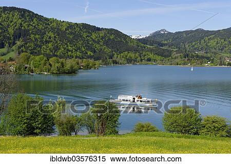 "Motorboat on Tegernsee Lake, from the Point Peninsula, Upper Bavaria, Bavaria, Germany, Europe" View Large Photo Image Stock Photography - "Motorboat on Tegernsee Lake, from the Point Peninsula, Upper Bavaria, Bavaria, Germany, Europe". Fotosearch