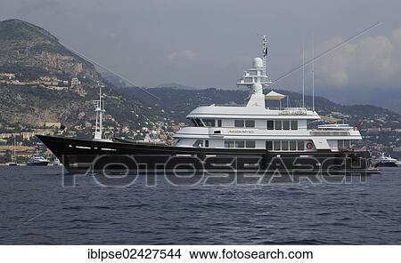 "Motoryacht Andiamo, shipyard Feadship, length 42. 60 m, built in 2003, anchored in front of the Principality of Monaco, Cote d'Azur, Mediterranean, Europe" View Large Photo Image Picture - "Motoryacht Andiamo, shipyard Feadship, length 42. 60 m, built in 2003, anchored in front of the Principality of Monaco, Cote d'Azur, Mediterranean, Europe". Fotosearch