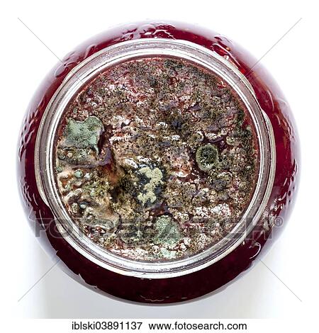 Mould on strawberry jam View Large Photo Image Stock Photo - Mould on strawberry jam. Fotosearch