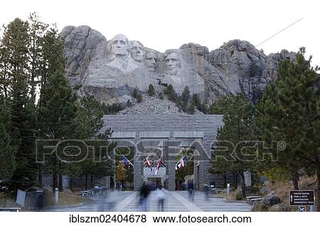 Stock Photo - "Mount Rushmore National Memorial, Keystone, Black Hills, South Dakota, USA". Fotosearch