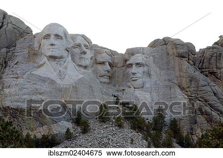 Stock Photography - "Mount Rushmore National Memorial, Keystone, Black Hills, South Dakota, USA". Fotosearch