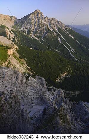 Picture - "Mount Serles summit, Tyrol, Austria, Europe". Fotosearch