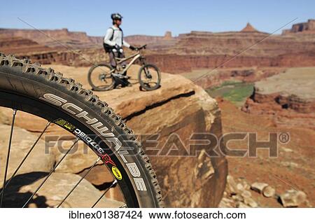 "Mountain bikers, Colorado River, White Rim Trail, Moab, Utah, USA" View Large Photo Image Picture - "Mountain bikers, Colorado River, White Rim Trail, Moab, Utah, USA". Fotosearch