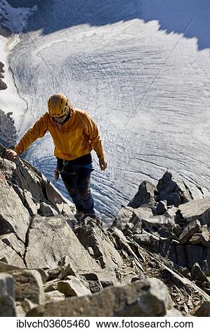 "Mountain climber during the ascent of Wilder Pfaff Mountain, Stubai Valley, Stubai Alps, Tyrol, Austria, Europe" View Large Photo Image Stock Image - "Mountain climber during the ascent of Wilder Pfaff Mountain, Stubai Valley, Stubai Alps, Tyrol, Austria, Europe". Fotosearch