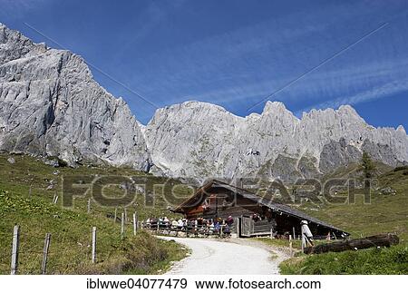 "Mountain hut with Hochkonig, Salzburg State, Austria, Europe" View Large Photo Image Stock Photo - "Mountain hut with Hochkonig, Salzburg State, Austria, Europe". Fotosearch
