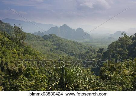 "Mountain landscape, Khlong Sok National Park, Ban Khao Ba, Phang Nga, Surat Thani Province, Thailand, Asia" View Large Photo Image Picture - "Mountain landscape, Khlong Sok National Park, Ban Khao Ba, Phang Nga, Surat Thani Province, Thailand, Asia". Fotosearch