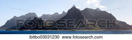 "Mountain landscape with a fjord, Flakstadpollen, Lofoten, Nordland, Norway, Europe" View Large Photo Image Stock Image - "Mountain landscape with a fjord, Flakstadpollen, Lofoten, Nordland, Norway, Europe". Fotosearch
