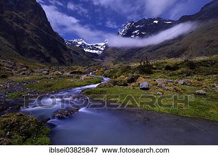 "Mountain stream with the peaks of El Altar or Kapak Urku, in moonlight, Riobamba, Region Cotopaxi, Ecuador, South America" View Large Photo Image Stock Photo - "Mountain stream with the peaks of El Altar or Kapak Urku, in moonlight, Riobamba, Region Cotopaxi, Ecuador, South America". Fotosearch