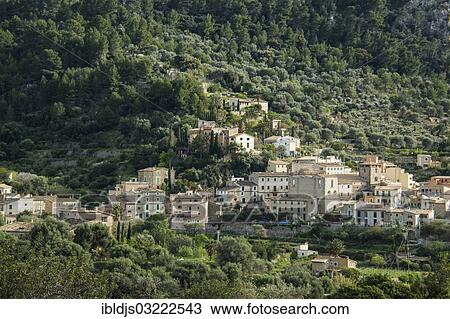 "Mountain village, Estellencs, Majorca, Balearic Islands, Spain, Europe" View Large Photo Image Stock Image - "Mountain village, Estellencs, Majorca, Balearic Islands, Spain, Europe". Fotosearch
