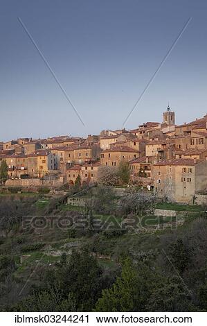"Mountain village of Mons, morning mood, Mons, Departement Var, Region Provence-Alpes-Cote d’Azur, France, Europe" View Large Photo Image Stock Image - "Mountain village of Mons, morning mood, Mons, Departement Var, Region Provence-Alpes-Cote d’Azur, France, Europe". Fotosearch