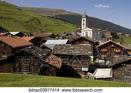 "Mountain village, Vrin, Switzerland, Europe" View Large Photo Image Picture - "Mountain village, Vrin, Switzerland, Europe". Fotosearch