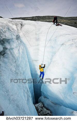 "Mountaineers abseiling, climbing, Matanuska Glacier, Matanuska Glacier, Alaska, United States, North America" View Large Photo Image Stock Photo - "Mountaineers abseiling, climbing, Matanuska Glacier, Matanuska Glacier, Alaska, United States, North America". Fotosearch
