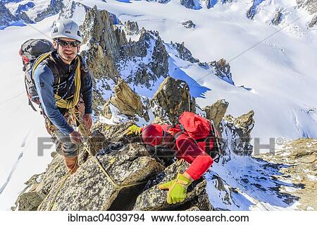"Mountaineers during the ascent of the southern summit of Aiguille du Tour, Mont Blanc massif, Alps, Canton of Valais, Switzerland, Europe" View Large Photo Image Picture - "Mountaineers during the ascent of the southern summit of Aiguille du Tour, Mont Blanc massif, Alps, Canton of Valais, Switzerland, Europe". Fotosearch