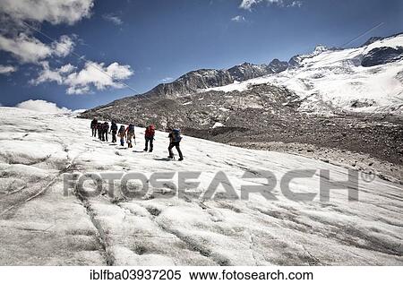 "Mountaineers on the glacier, Grossvenediger, Salzburg State, Austria, Europe" View Large Photo Image Stock Photography - "Mountaineers on the glacier, Grossvenediger, Salzburg State, Austria, Europe". Fotosearch