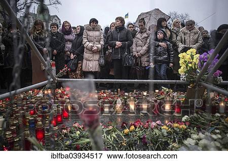 "Mourning ceremony for victims of the Euromaidan in Kiev, Lviv, Western Ukraine, Ukraine, Europe" View Large Photo Image Stock Photo - "Mourning ceremony for victims of the Euromaidan in Kiev, Lviv, Western Ukraine, Ukraine, Europe". Fotosearch