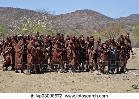 "Mourning Himba women at a funeral, Omohanja, Kaokoland, Kunene, Namibia, Africa" View Large Photo Image Stock Image - "Mourning Himba women at a funeral, Omohanja, Kaokoland, Kunene, Namibia, Africa". Fotosearch