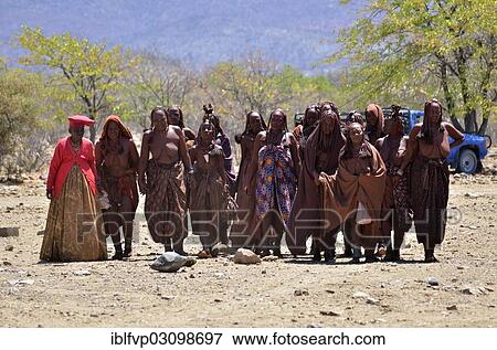 "Mourning Himba women at a funeral, Omohanja, Kaokoland, Kunene, Namibia, Africa" View Large Photo Image Stock Photo - "Mourning Himba women at a funeral, Omohanja, Kaokoland, Kunene, Namibia, Africa". Fotosearch