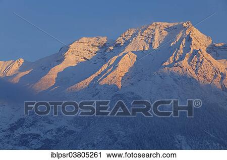 "Mt Grosser Bettelwurf in the morning light, Karwendel range, Innsbruck, Tirol, Austria, Europe" View Large Photo Image Stock Image - "Mt Grosser Bettelwurf in the morning light, Karwendel range, Innsbruck, Tirol, Austria, Europe". Fotosearch