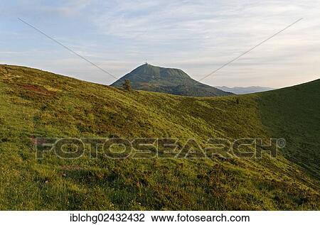 "Mt Puy de Dome as seen from Mt Puy de Come, Massif du Sancy, Volcans d'Auvergne, Auvergne Volcanoes Regional Nature Park, France, Europe" View Large Photo Image Stock Image - "Mt Puy de Dome as seen from Mt Puy de Come, Massif du Sancy, Volcans d'Auvergne, Auvergne Volcanoes Regional Nature Park, France, Europe". Fotosearch