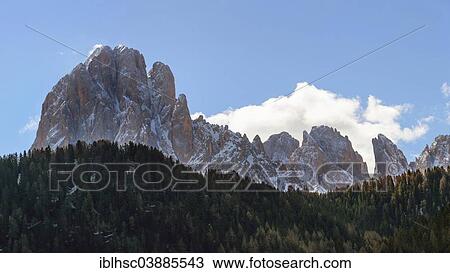 "Mt Sasso Lungo or Mt Langkofel, with backlight, from Val Gardena, Dolomites, Italy, Europe" View Large Photo Image Stock Image - "Mt Sasso Lungo or Mt Langkofel, with backlight, from Val Gardena, Dolomites, Italy, Europe". Fotosearch