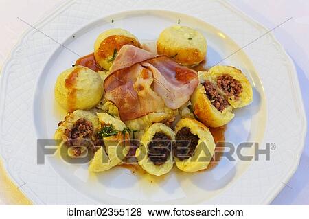 "Muehlviertler dumplings, Grein, Muehlviertel region, Upper Austria, Austria, Europe" View Large Photo Image Stock Photo - "Muehlviertler dumplings, Grein, Muehlviertel region, Upper Austria, Austria, Europe". Fotosearch