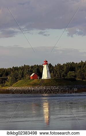 Stock Photo - "Mulholland Point Lighthouse, Campobello Island, Atlantic Coast, New Brunswick, Canada, North America". Fotosearch